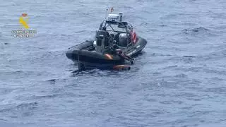 Un joven intenta llegar de Tenerife a Gran Canaria sobre un palet de madera