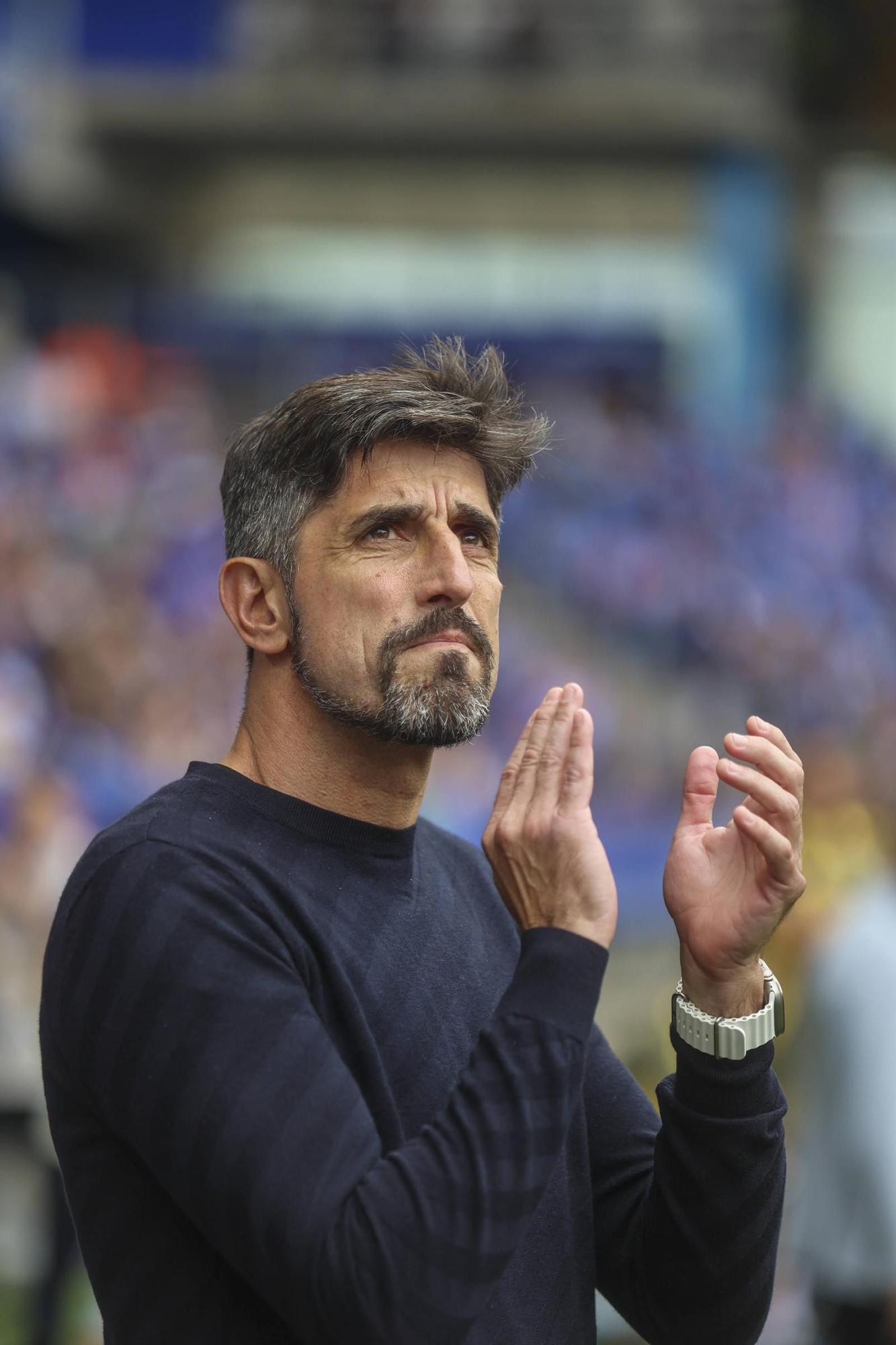 EN IMÁGENES: Ambientazo en la valiosa victoria del Oviedo contra el Zaragoza