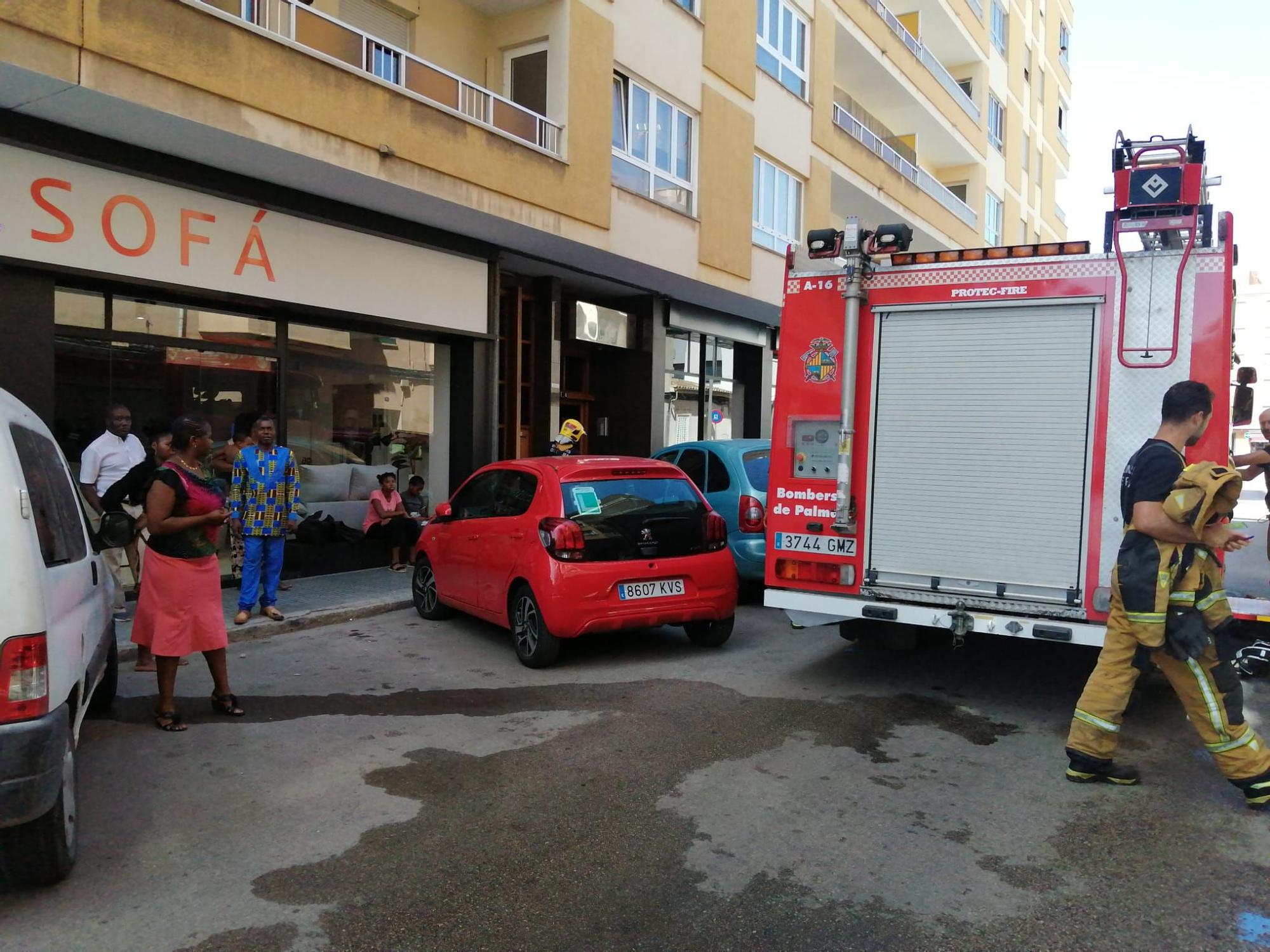 Incendio en una iglesia evangélica de Palma