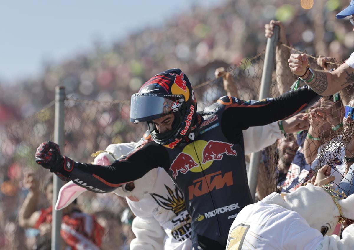 Las celebraciones de los campeones