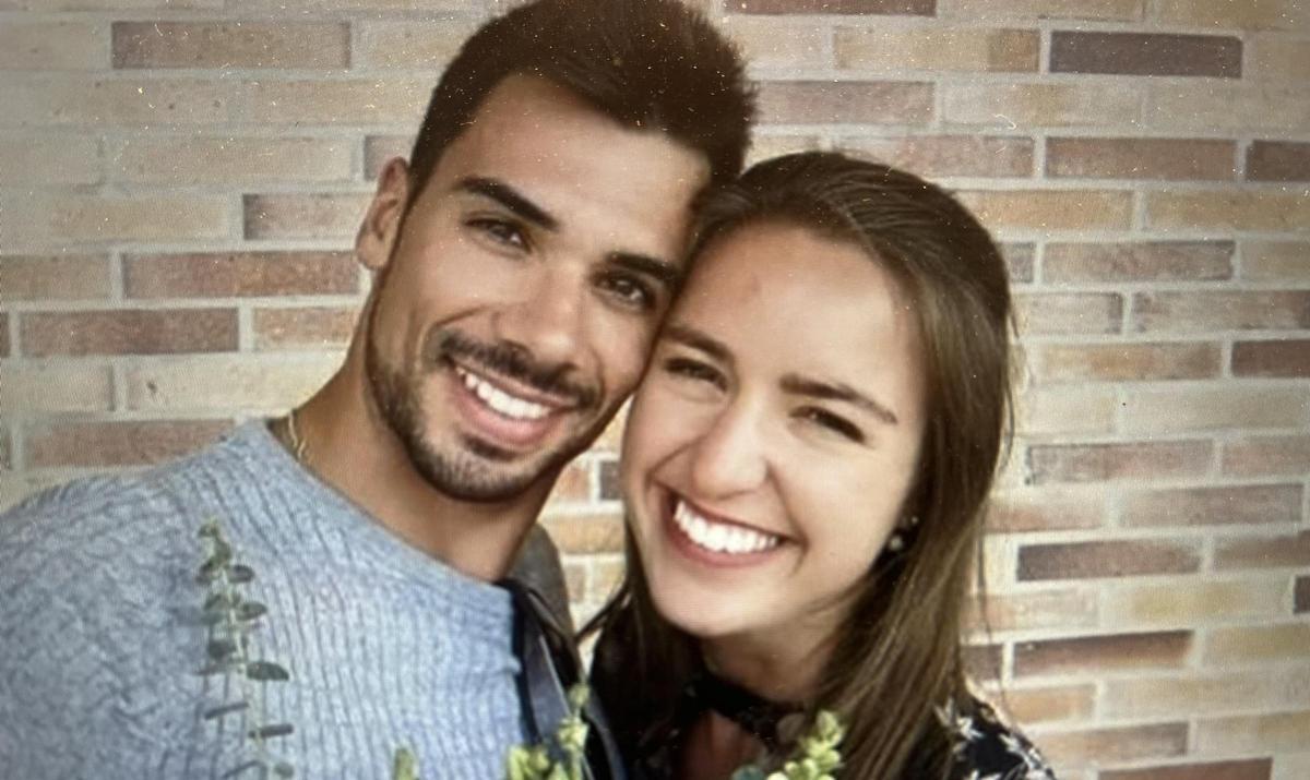 Miguel Oliveira y Andreia Pimenta, cuando anunciaron su boda.