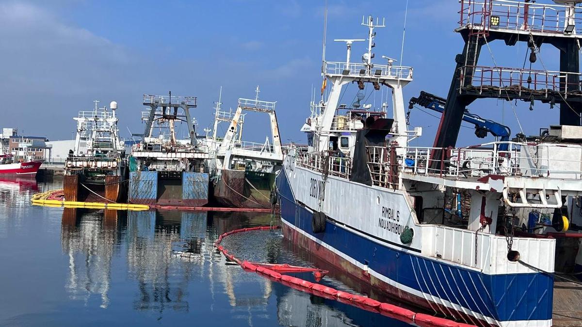 La armadora mauritana Rimbal Pêche apresta en Vigo al ex «Portomayor» para su regreso al caladero