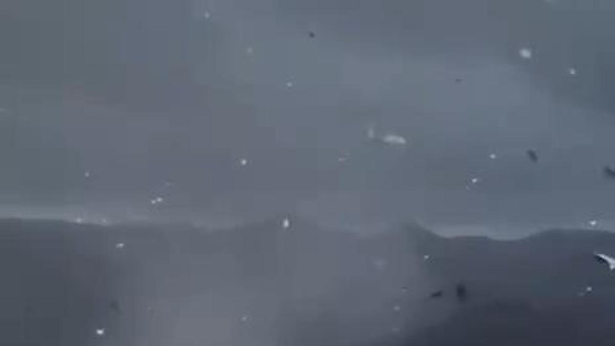 La tromba marina del Puerto de Mazarrón.