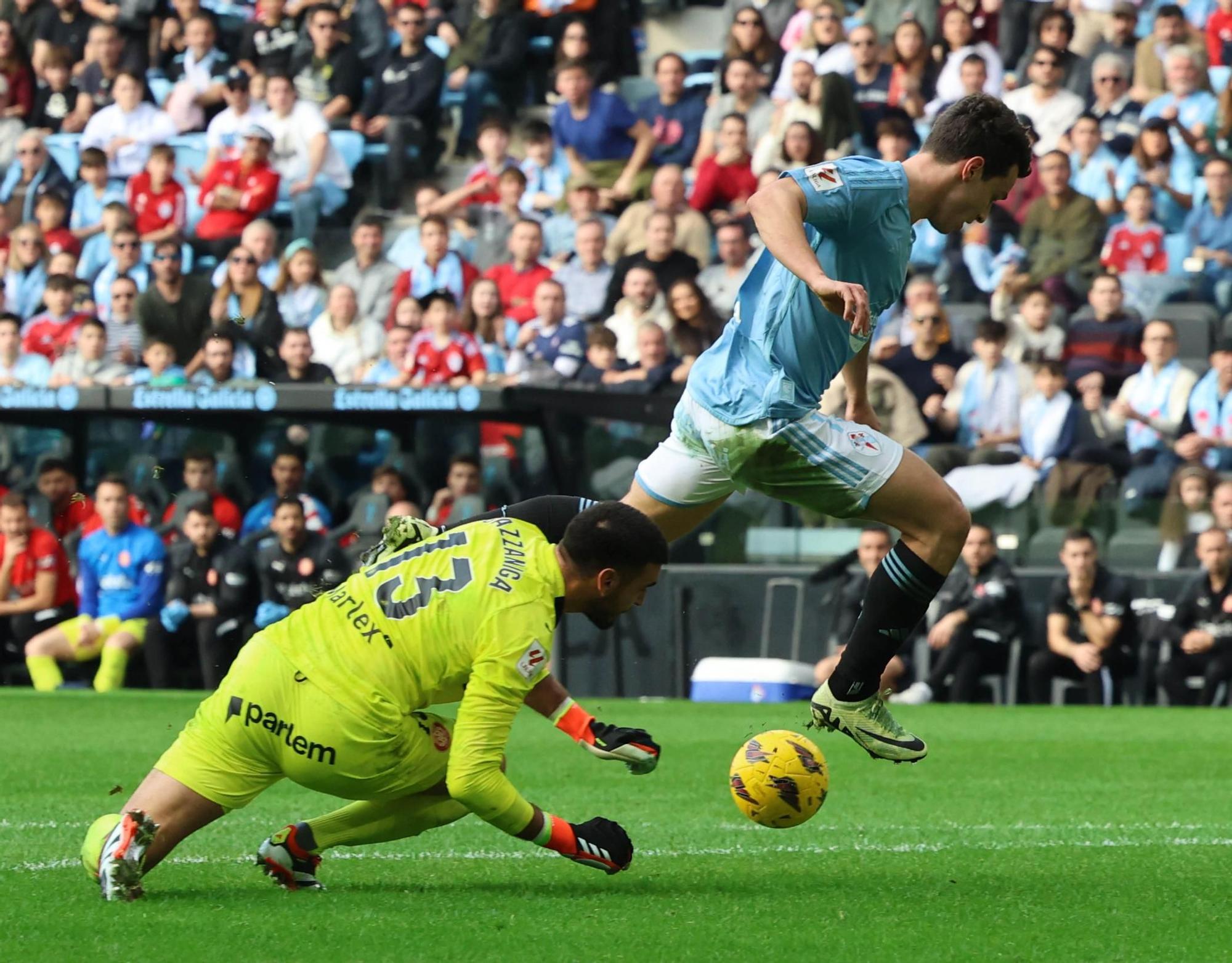 De la fiesta inicial a la decepción: las mejores imágenes del Celta-Girona