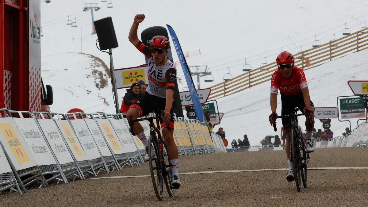 Nairo Quintana, segundo en la etapa reina