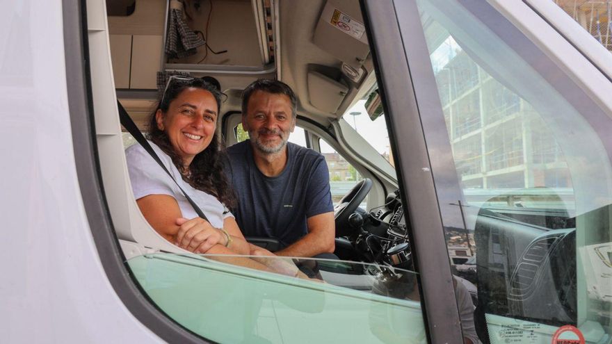 María Callejas y su marido.
