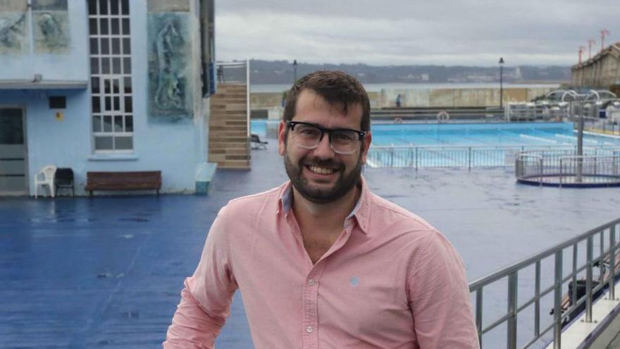 David Iglesias, en el Club del Mar. | // IAGO LÓPEZ