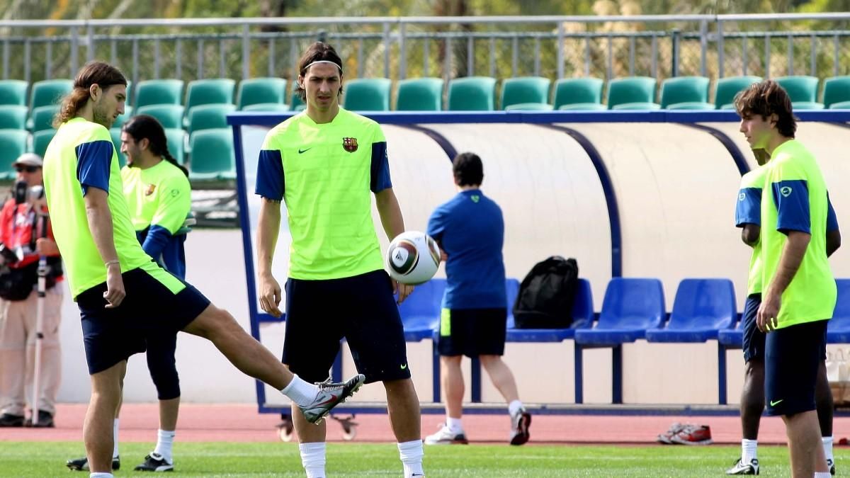 Chygrinski, Ibra y Maxwell llegaron al Barça en el curso 2009-10