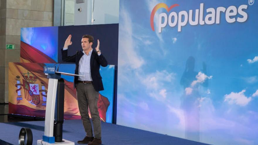 Pablo Casado, en un acto en La Rioja.