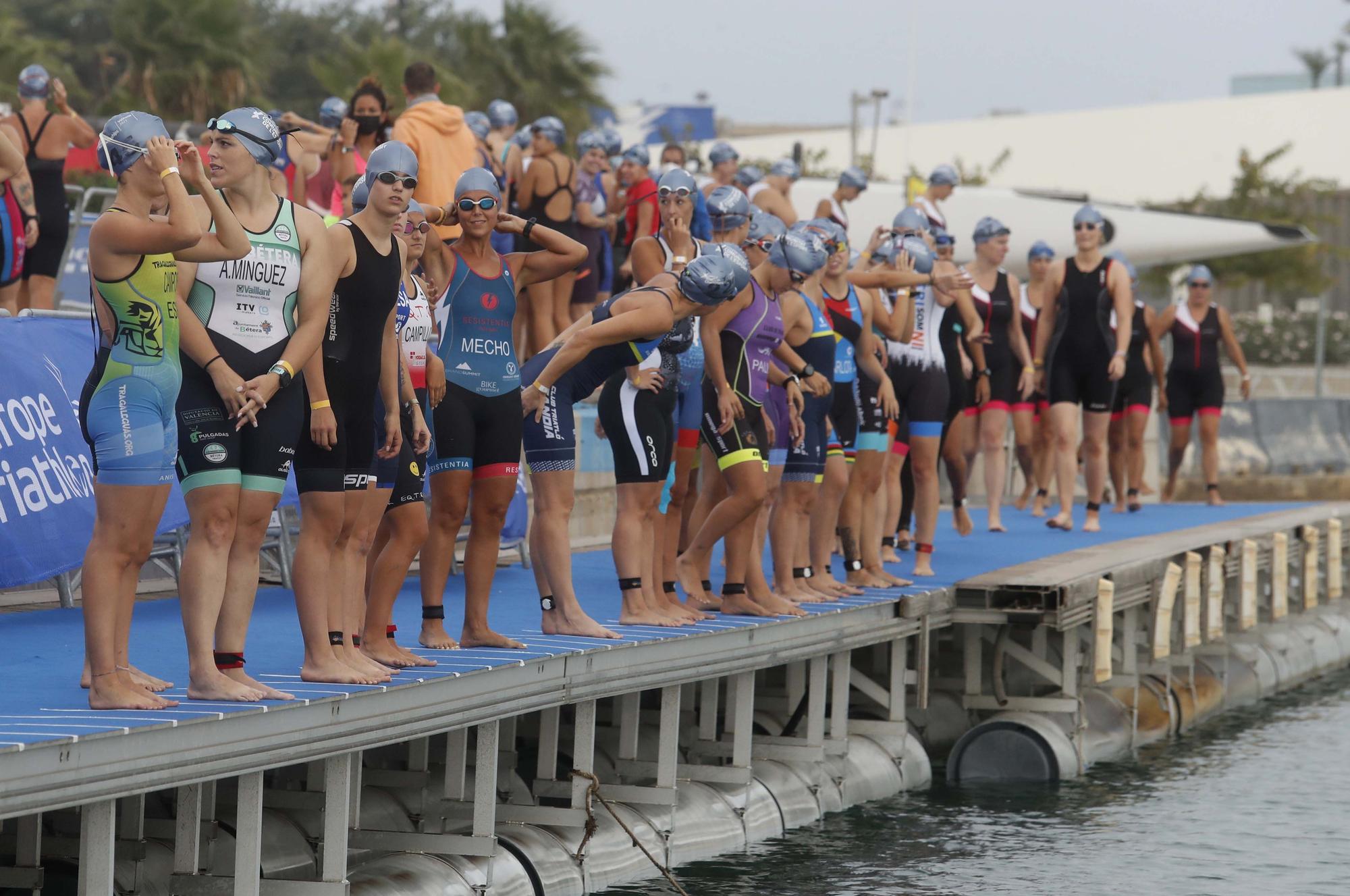 Europe Triathlon Championships Valencia 2021.  Supersprint Open masculino y femenino