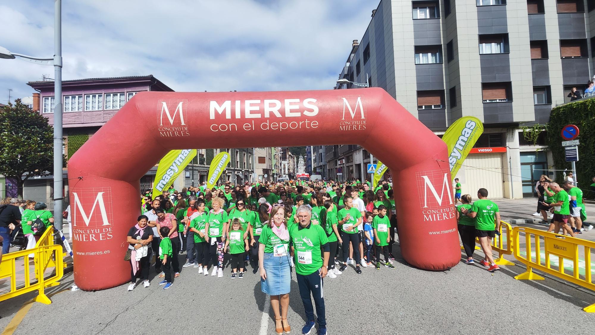 La carrera contra el cáncer de Mieres, en imágenes.