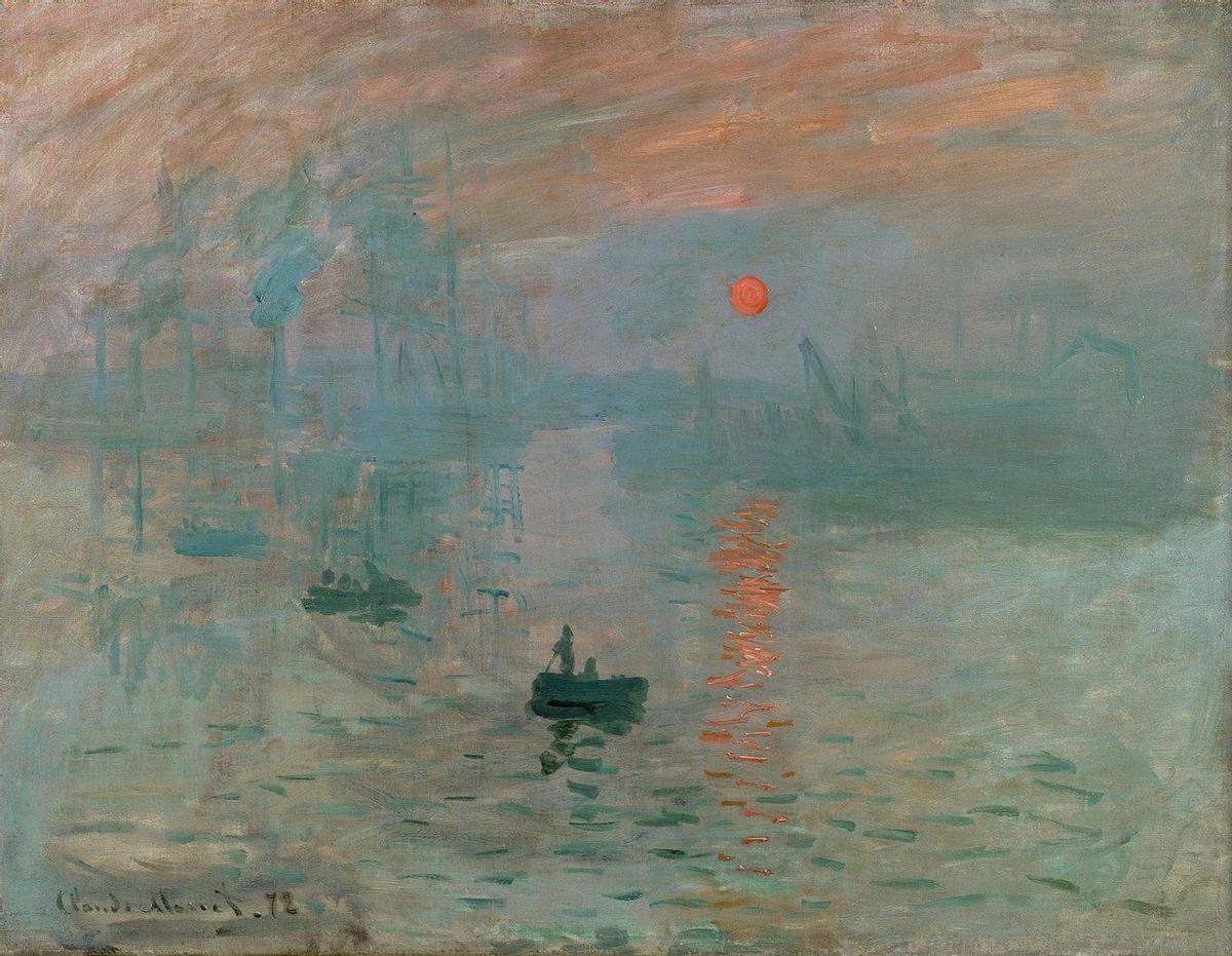 Impresión, sol naciente: Monet