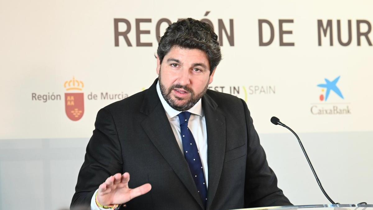 Fernando López Miras participó en el foro 'Región de Murcia, destino inversor', organizado por El Confidencial en Madrid.