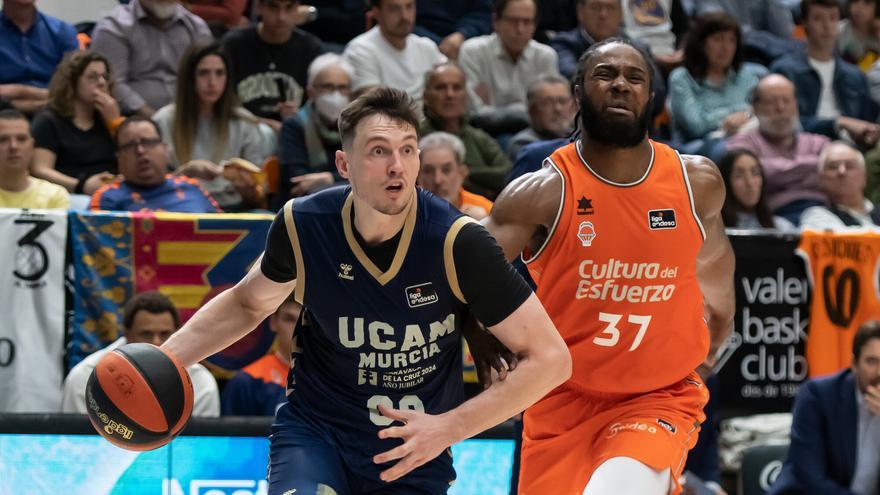 En directo: Valencia Basket-UCAM Murcia (38-48)