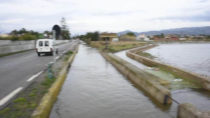 21.01.2017 - huertos anegados, camino la plana