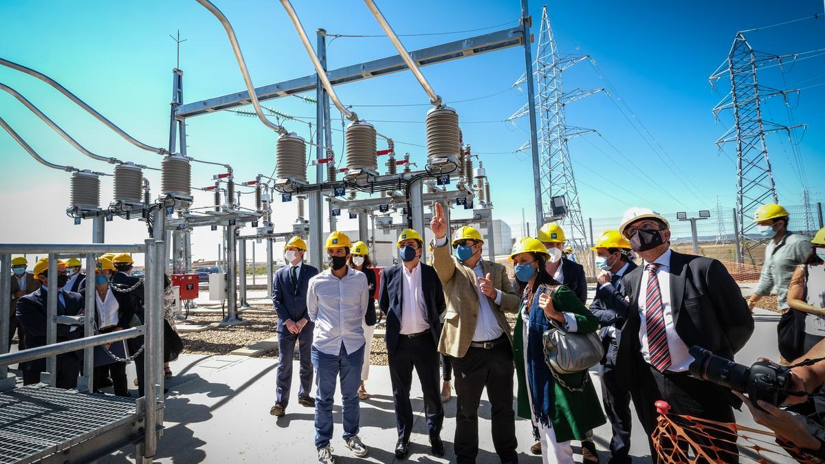 Energía. Inauguración de la subestación eléctrica Río Caya en la plataforma logística.
