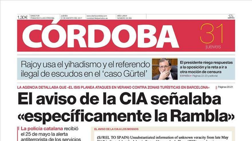 La portada de CÓRDOBA