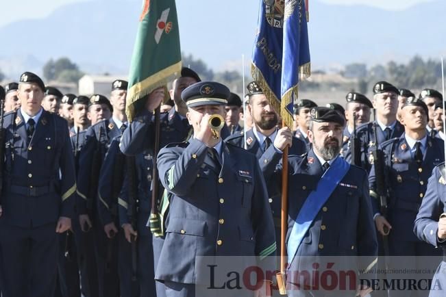 Homenaje al primer salto paracaidista militar en la Base Aérea de Alcantarilla