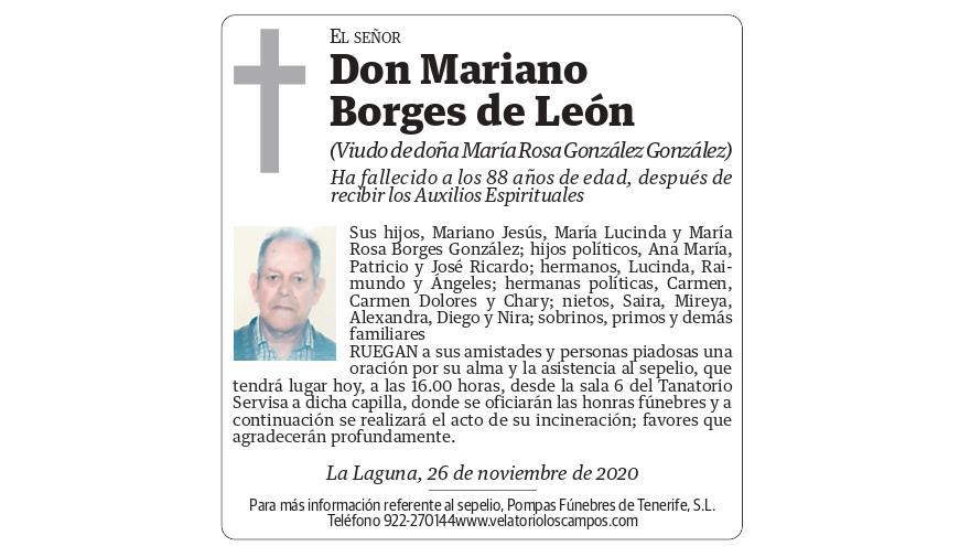 Mariano Borges de León