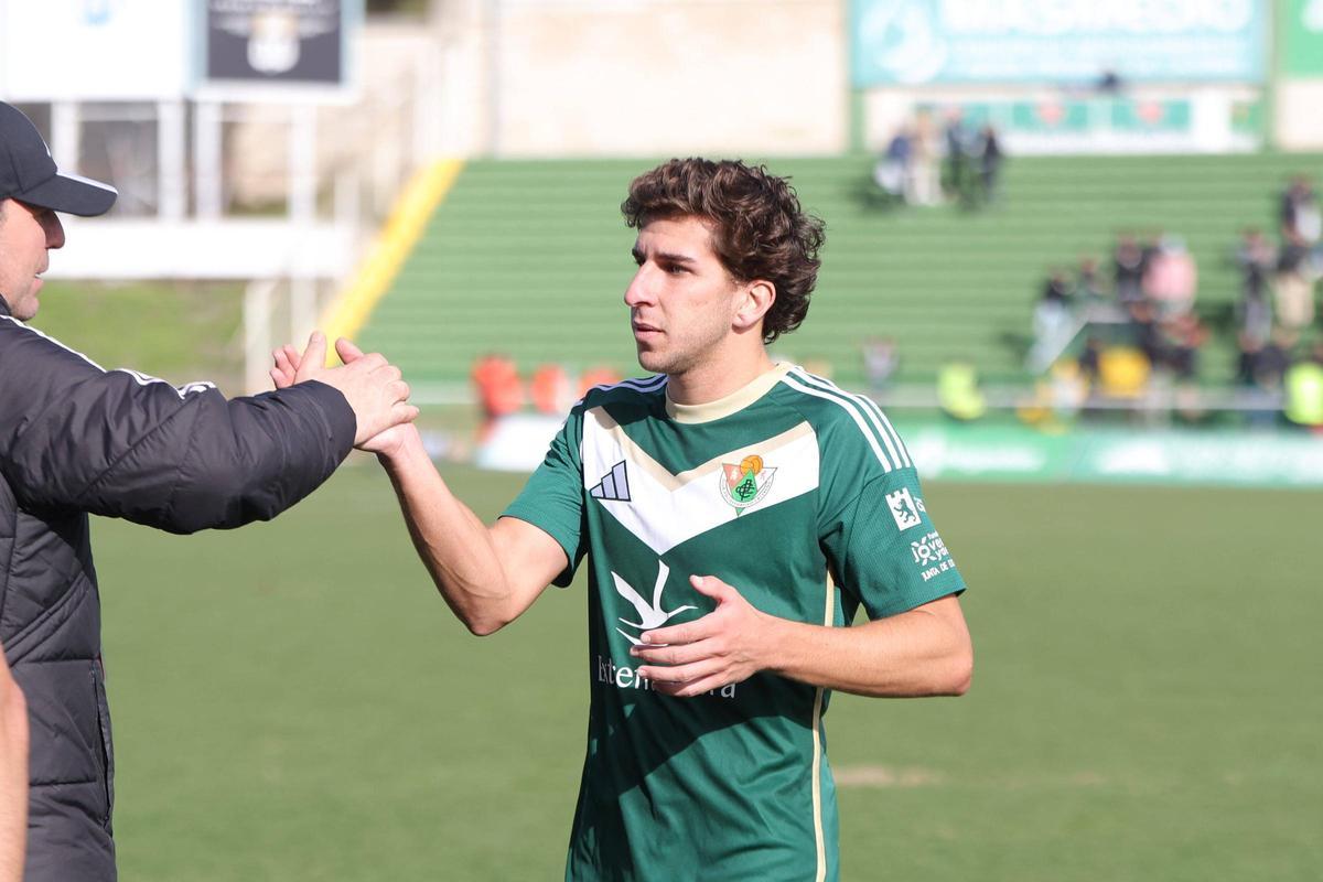 Rubén Valdera, tras un encuentro.