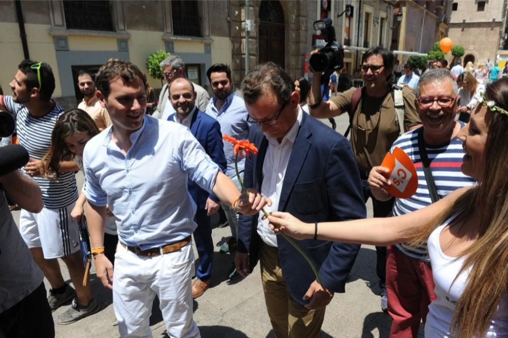 Albert Rivera visita Murcia y Los Alcázares