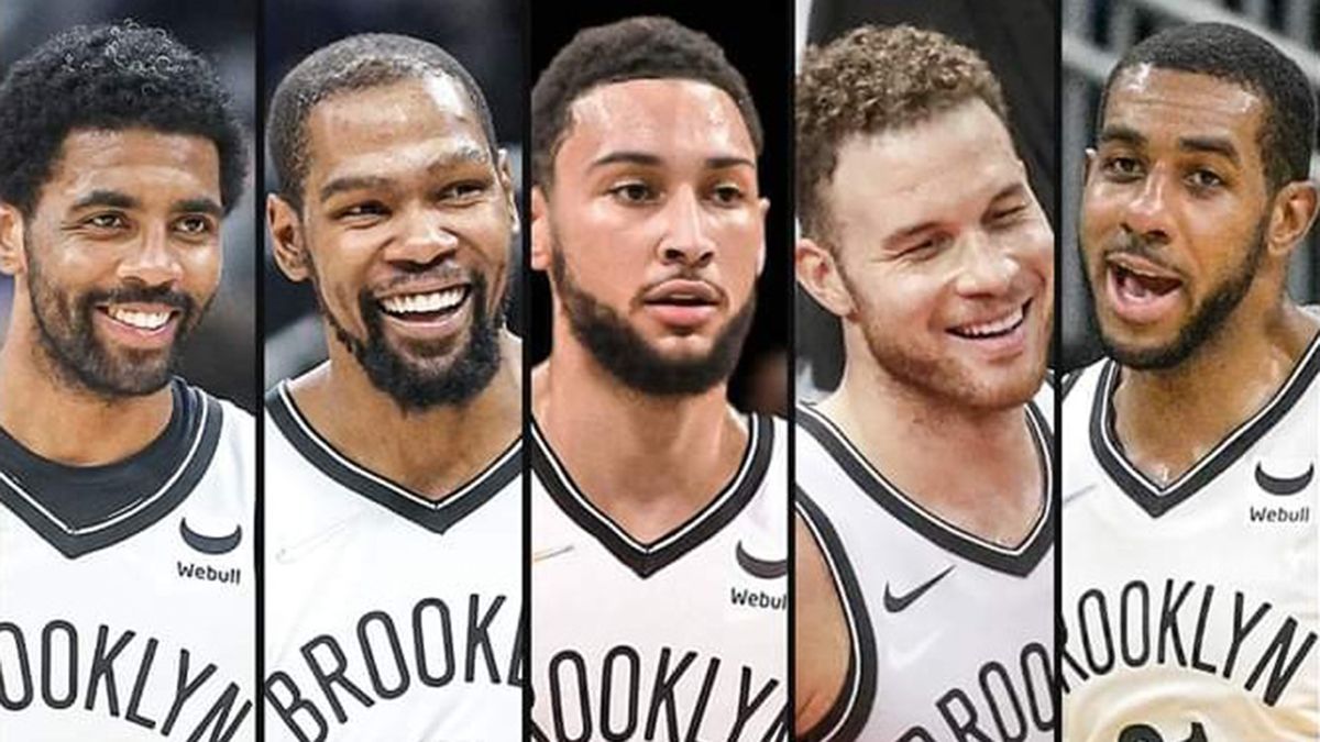 El histórico quinteto que los Nets pueden alinear