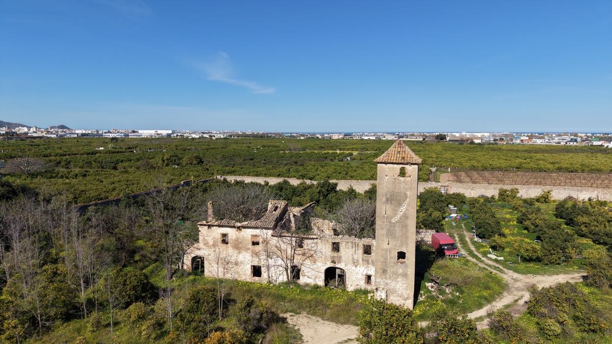 L'Alqueria del Trinquet d'Almoines, en una imatge d'arxiu.