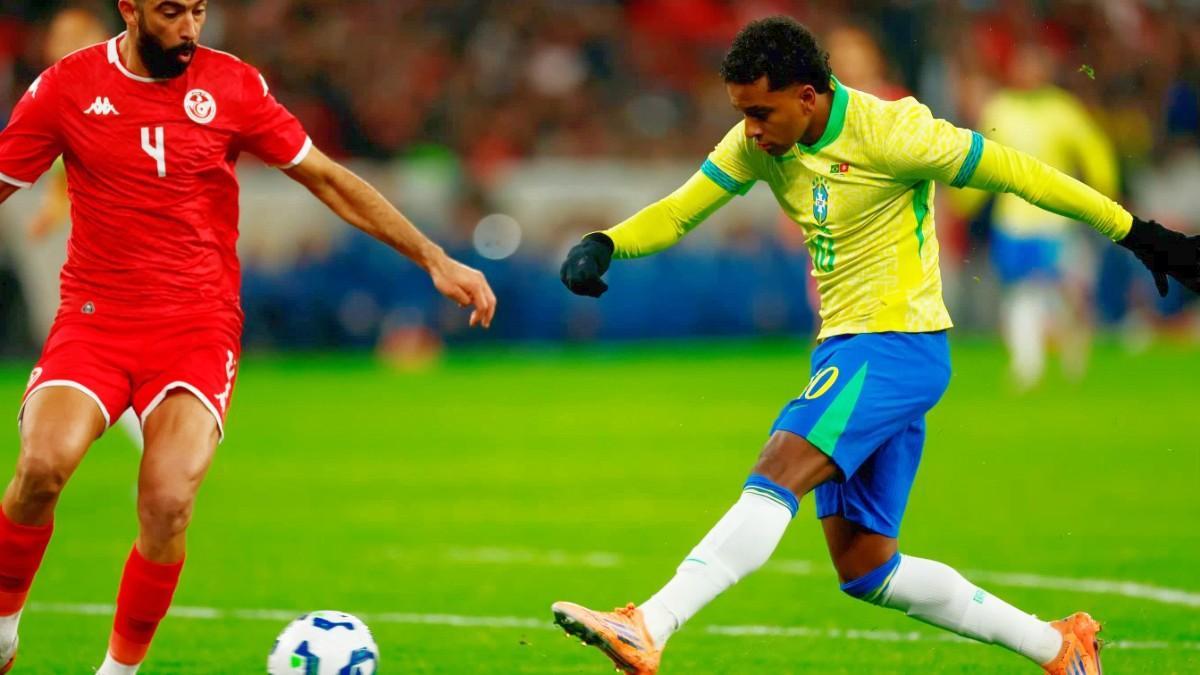Rodrygo juega más con Brasil que con el Real Madrid