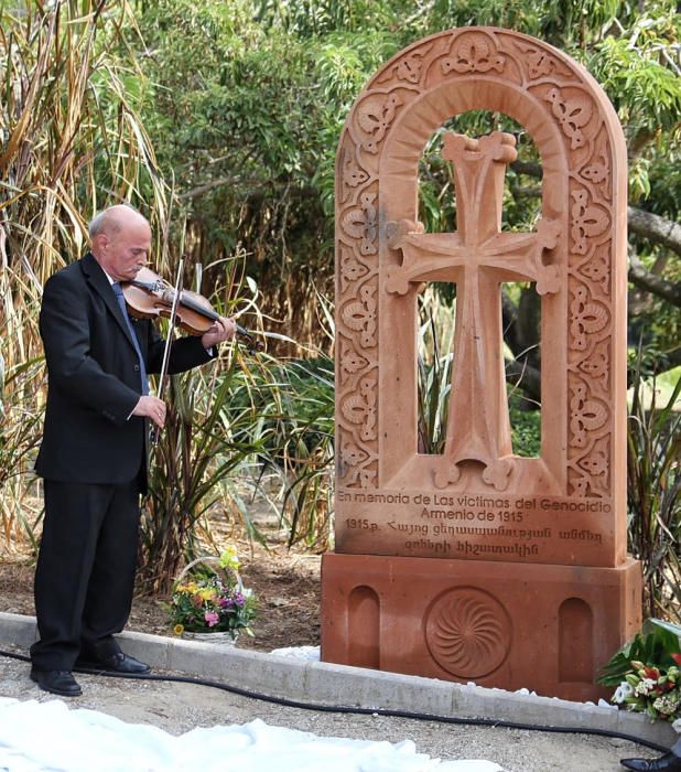 Homenaje a las víctimas del genocidio armenio en Benalmádena