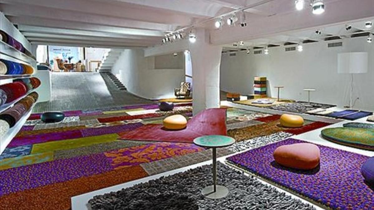La tienda de alfombras de Nani Marquina, en la calle de Rosselló, 256.