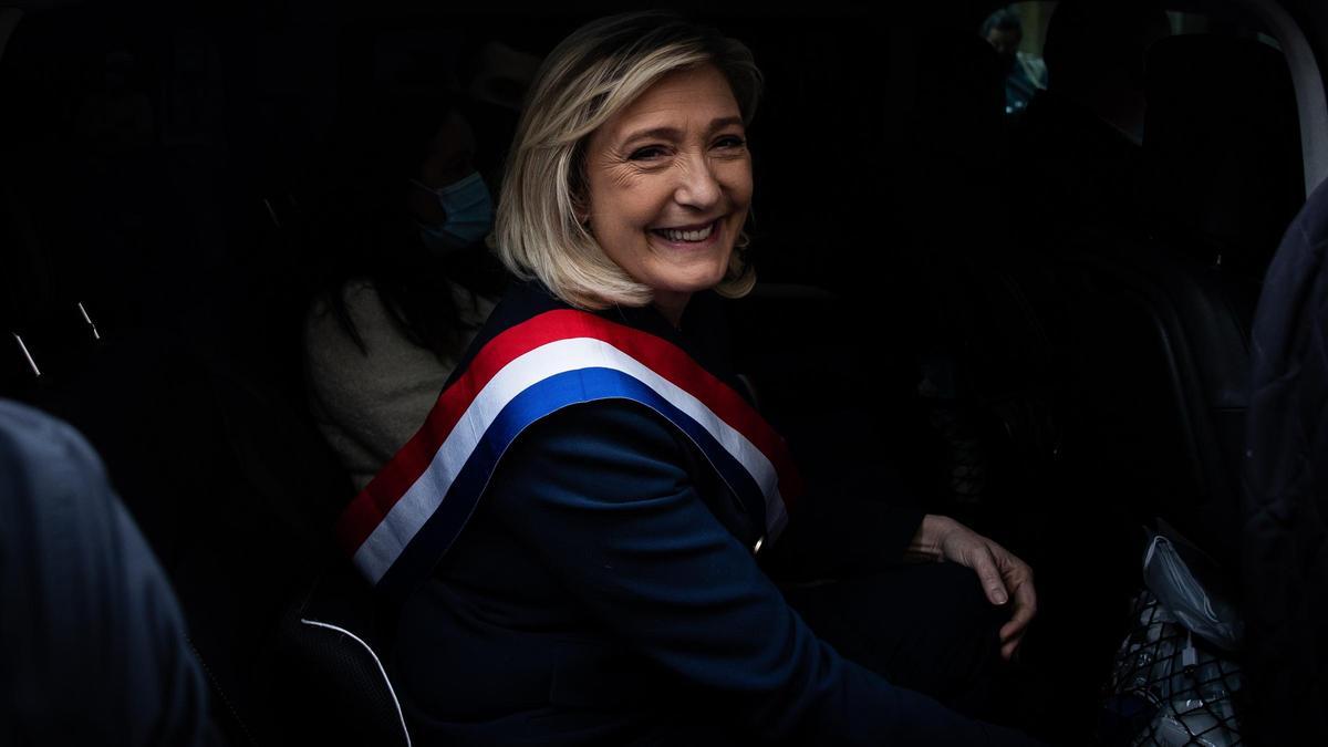 Marine Le Pen, líder de Agrupación Nacional