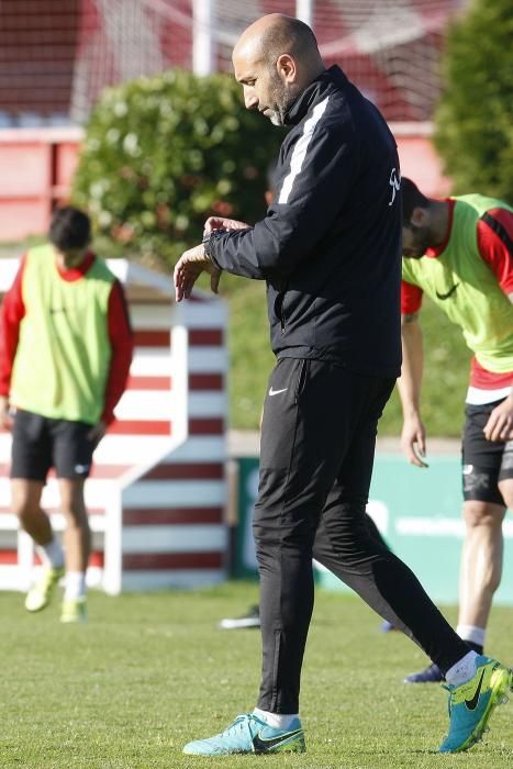 Entrenamiento del Sporting de Gijón