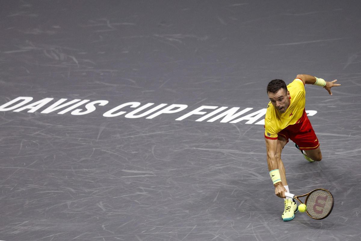 Lehecka - Bautista de la Copa Davis, en imágenes