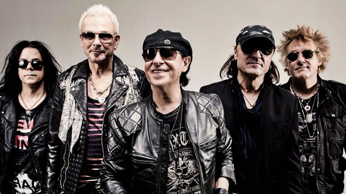Una foto promocional reciente de Scorpions
