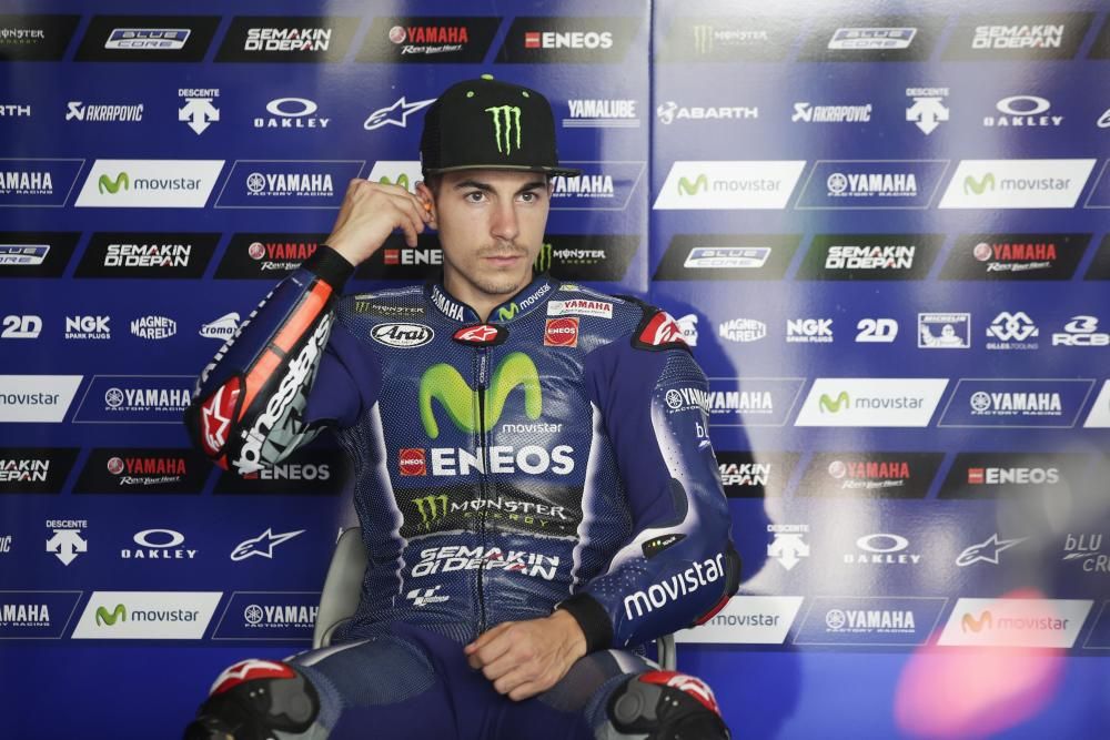 Maverick Viñales als tests de Sepang