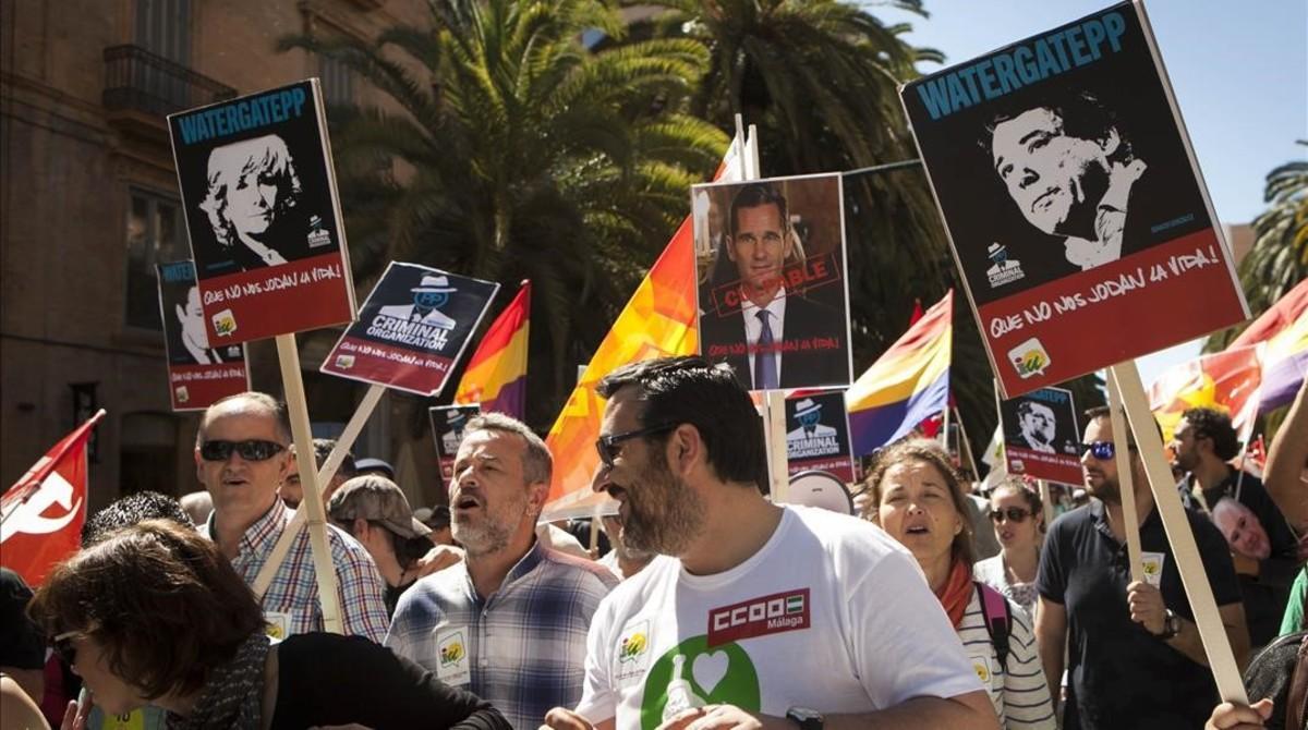 Málaga ha salido a la calle para protestar.