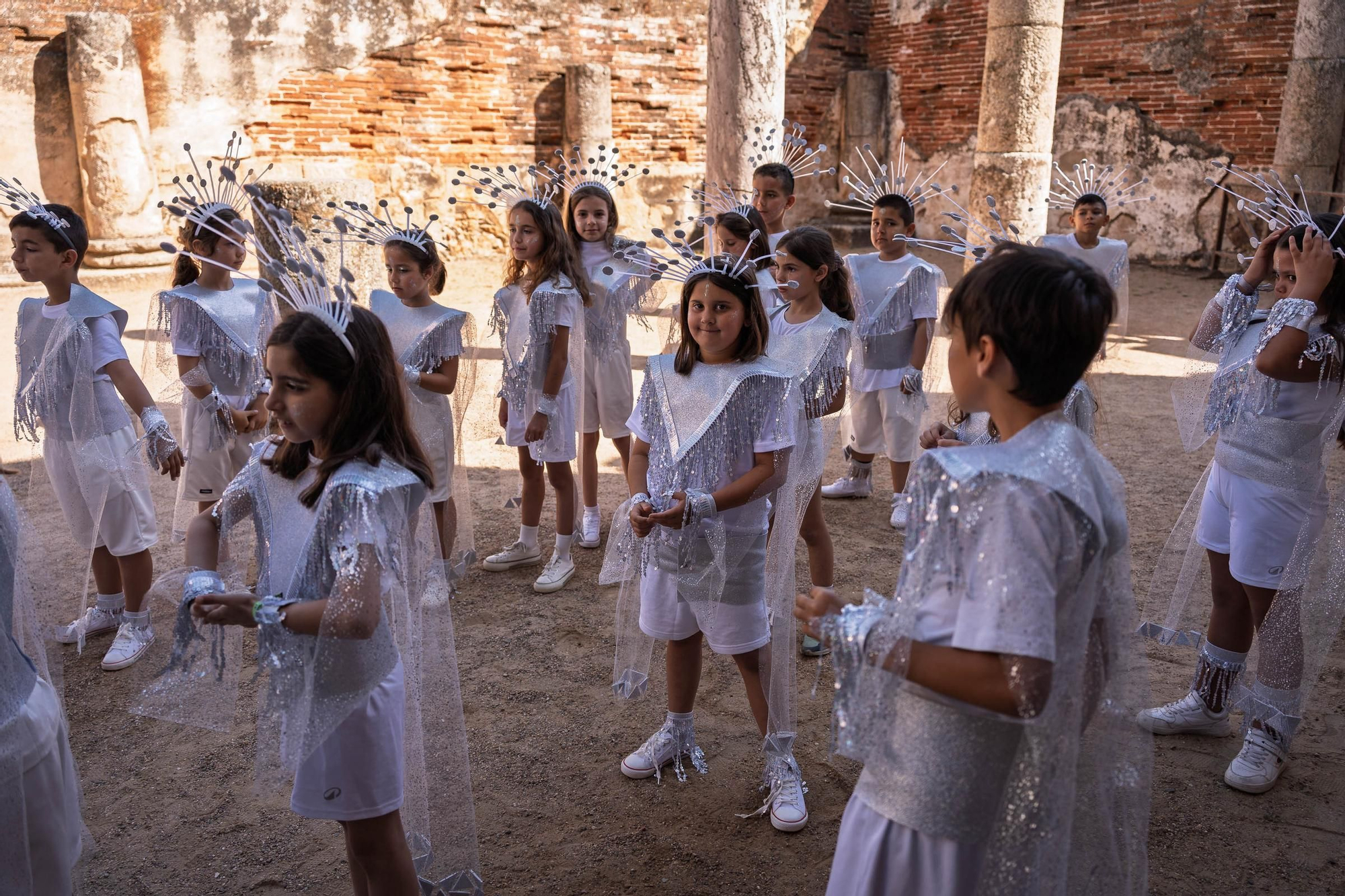 Fotogalería | Los escolares toman el Teatro Romano en Emerita Lvdica