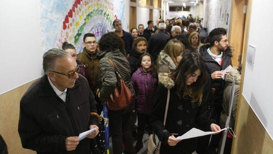 Los votantes, en el Juan XXIII