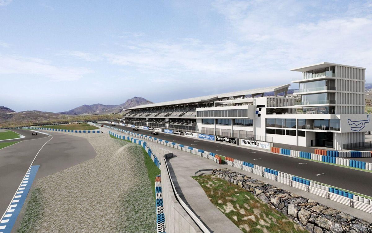 Infografía parcial del Circuito del Motor de Tenerife. | | E.D.