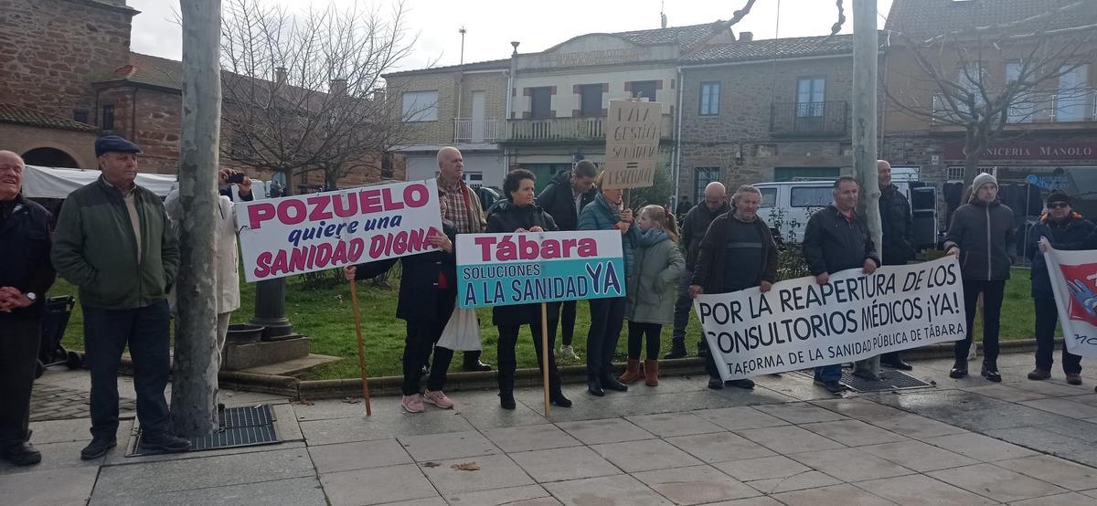 Concentración de esta mañana en Tábara