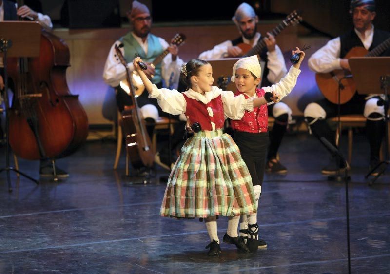 Certamen infantil de jota aragonesa en el Auditorio de Zaragoza