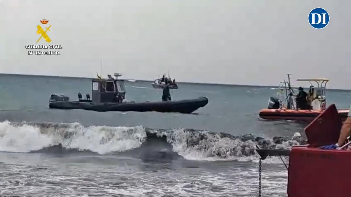 Vídeo: La Guardia Civil incauta 521 kilos de cocaína en una embarcación en Ibiza