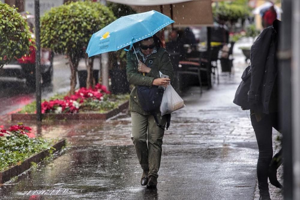 Temporal de viento, lluvia y oleaje en Tenerife