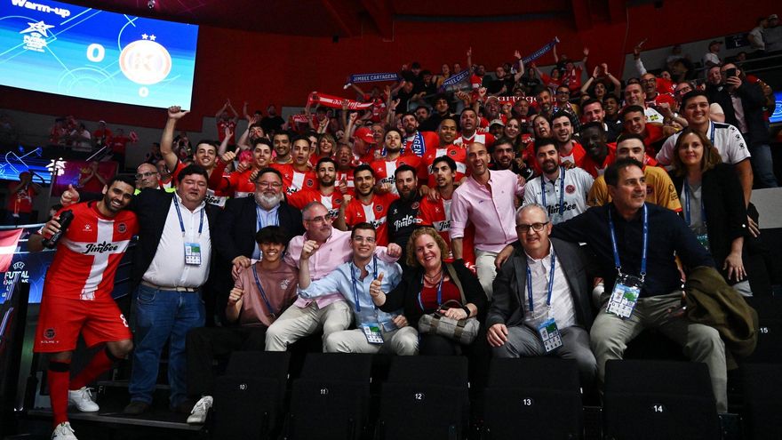 El Jimbee Cartagena vence al Sporting y termina tercero en la Champions