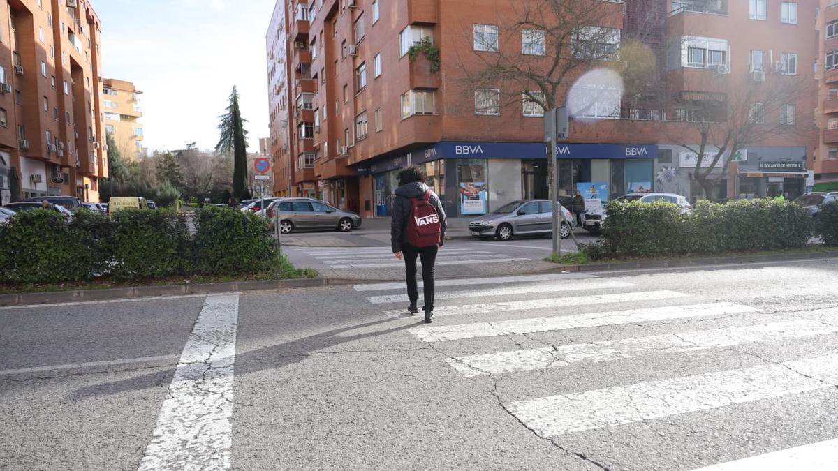 Galería | Lugar en el que se produjo el accidente en Cáceres