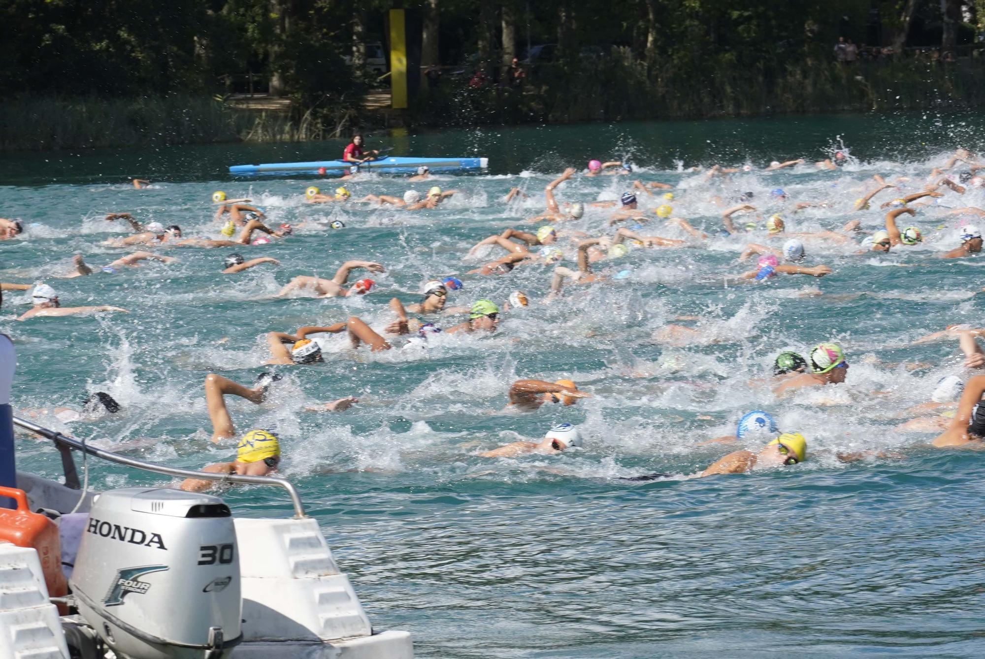 Gil i Galo es coronen a la Travessia de l'Estany de Banyoles