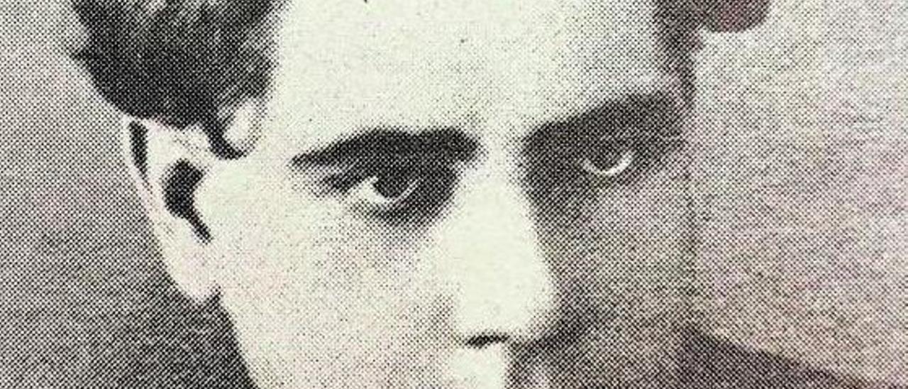 Tomás Morales a los 20 años cuando deleitaba en Madrid a la condesa de Pardo-Bazán.