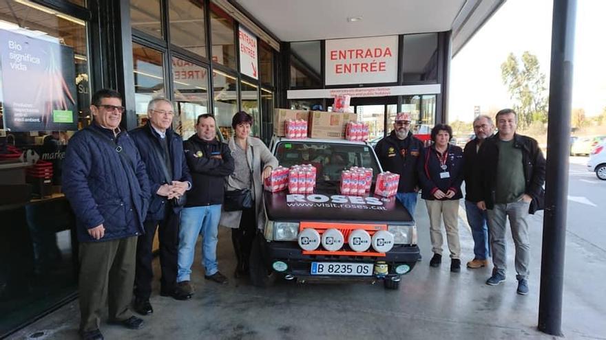 Donació d&#039;aliments del Gorditos Team a Càritas l&#039;any passat