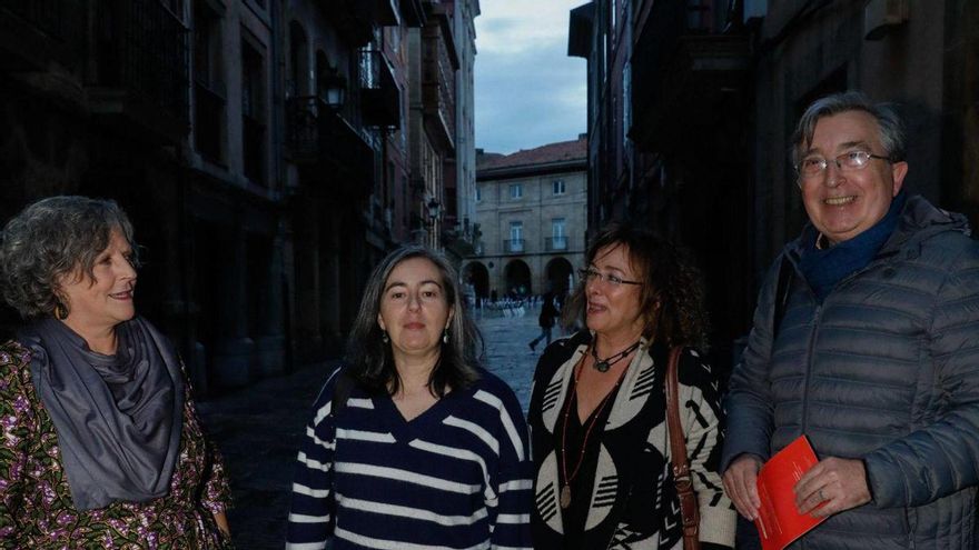 Mónica Peña, Elena Rúa, María Gayol y Fermín Riaño. | M. V.