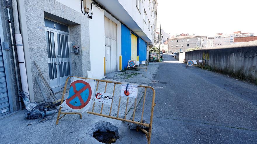 El Concello continúa con la renovación de la calle Domingo de Andrade